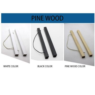 China Wooden Hanger for Photo Pictures Prints Map Rolls and Canvas Artwork Poster Wood Magnetic Frame for sale