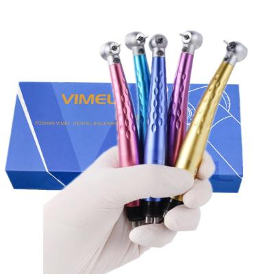 China New High Speed Metal Dental Handpiece 42,000rpm 4 Hole M4 Color Blue Dental Air Turbine Hand Piece For Dentist Material Tool for sale