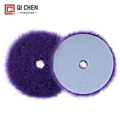 China New China-Chic Sponge Waxing Disc Foam Automobile Polishing Pad Car Care Wash Station Polishing 6 Inch Wool Purple Polishing Pad for sale