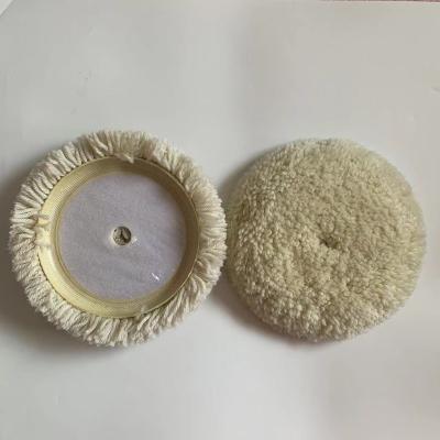 China Car Body 3m 100% Wool Polish Pad 7 Inch Wool Polish Pad Is Used For Automobile Polishing 100% Wool Polish Pad for sale