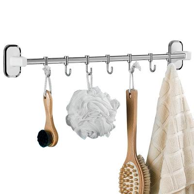 China Hot Sale 2021 Single Drop Shipping Classic Desig Stainless Steel Modern Custom Bathroom MachinTowel Single Towel Rack For Bathroom for sale