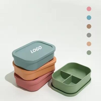 Chine 418g étanche aux fuites pour les enfants de la boîte à lunch en silicone avec couvercle Eco-friendly et facile à nettoyer à vendre