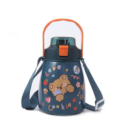 중국 뚜?? 이 있는 이중 벽화 32OZ 진공 스테인레스 스틸 물병 판매용