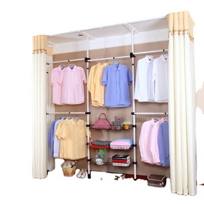 China (Size)Adjustable Multi-Function Bedroom Walk In Closet System Open Wardrobe System Fold Clothes Closet System for sale