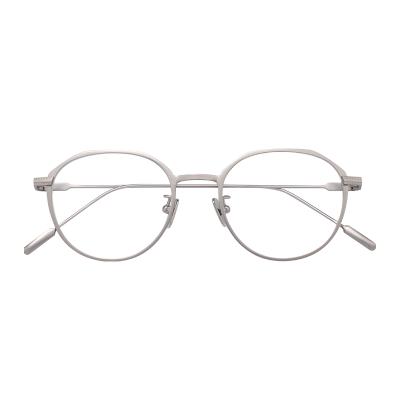 China Titanium Optical Frames Metal Optical Glass Eyewear Unisex Wholesale Men for sale