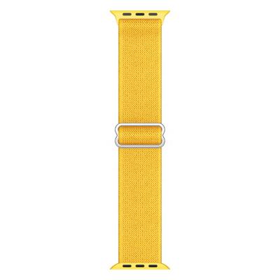 China Hot Sale 2021 New Hot Selling Adjustable Elastic Solo Strap Nylon Smart Watch Band Straps Suitable For Apple Watch for sale