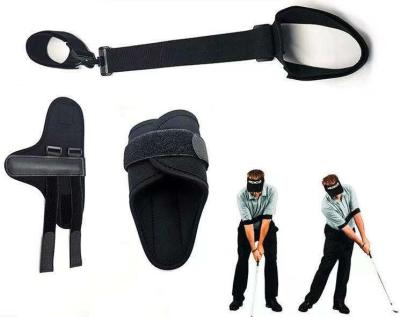 China Golf Sports Golf Leg Corrector Post Orthotics Rod Remedical Belt Leg Golf Leg Strap For Beginners Golf Swing Training Aids for sale