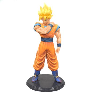 China Sales Customized Cartoon Toy Whole OME PU Plactic PVC son goku anime figure DBZ toys action number for sale