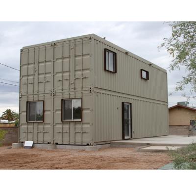 China Chinese Container House Prefab Flat Pack Container House Flat Pack Container House With Wheels for sale