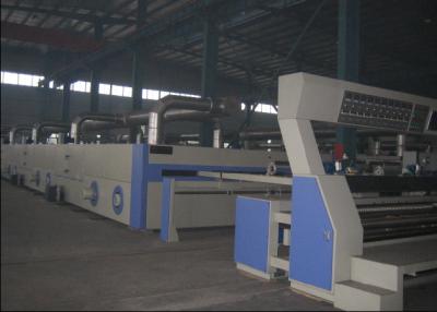 China Aprestadora plana de la materia textil del ajuste del calor de la entrada de la anchura, máquina de Stenter de la materia textil en venta