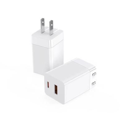 China New Hot Selling 30w Gan Type-C Mobile Phone 2022 Universal Eu Wall Charger Charging Qc3 Wall Charger Palladium Fast Charger 3 Ports UK US Au Plug for sale