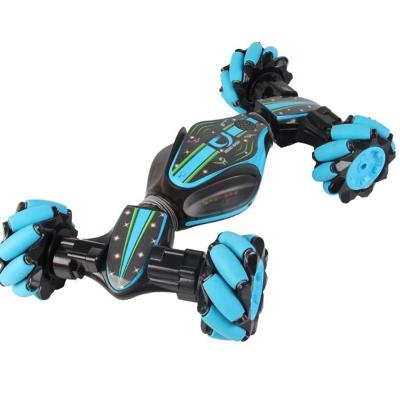 China Eco-friendly Material 2.4G Drift Off Road Light Music Four-Wheel Drive Twisting Feeling Gesture 360 Remote Rotate Rc Stunt Torque Climbing Car for sale