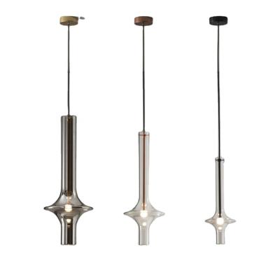 China Restaurant/home/hotel/shopping mall simple home decor chandelier LED glass lamp light for sale