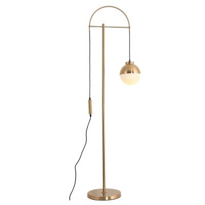 China Residential Modern Decorative Famous Design Cheap Price Round Ball Art Deco Standing Floor Lamp for sale