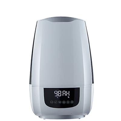 China Modern Regulation Black Color Single Spout Humidifier Mist Air Mute Humidifier With Timing Function for sale