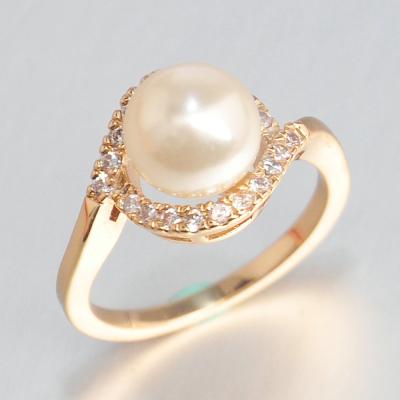 China OB CLASSICS Fashion Women's Finger Jewelry Ready To Ship Plastic Imitation Pearl Jewelry Rings For Women for sale