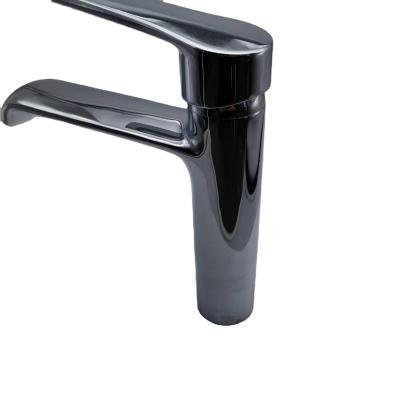 China Factory Price Cheap Design One Way Basin Sanitry Ware Modern Brass Double Faucet for sale