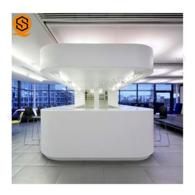 Chine aéroport extérieur solide Front Desk Fire Resistant de réception de 5m à vendre