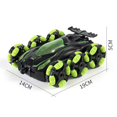 China Diecast Toy Children's Toy Deformation Car Stunt High-Speed Car Jet Drift Off-Road Rising Remote Control Car for sale