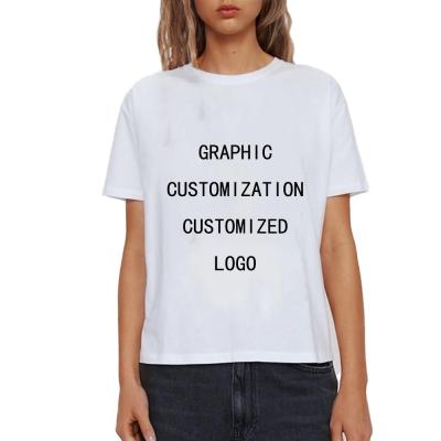 China Magic 90s O-Neck Clothing Graphic Tee Black Girl Anti-Wrinkle White Women T-Shirt for sale