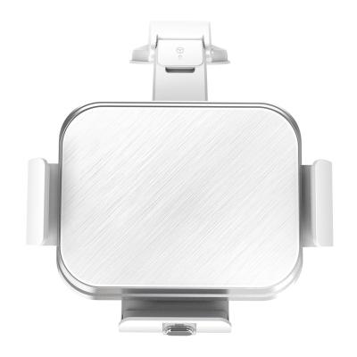 China LED Indicator OEM Factory S8 White Color Clam FOD Auto Vent Fast Charging Car Auto Clamp 15W Wireless Charger For Z Fold for sale