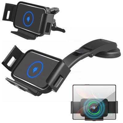 China Car Auto Wireless Charger Samsung Z Fold Radio Charger Fast FOD Sensor Phone Holder For Fold 4, Qi Wireless Charging &KC, Samsung Z kc: R-R-1tn-S4 for sale