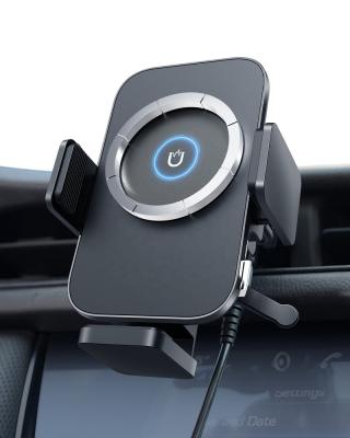 China C30 kc 15W Mobile Phone Auto Coil Track and Magnetic Auto Fixing Magnetic Car Phone Holder and Magnetic Wireless Car Charger for iPhone 13 for iPhone 14 for sale