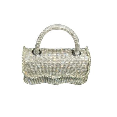 China 2022 Cross Full - Fashion Lady Handbags Wedding Purse Diamond Pearl Chain Shoulder Bag Body Bag for sale