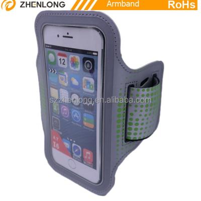 China Durable custom make armband that respects smartphone contacts for sports for sale
