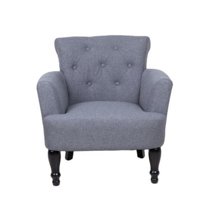 China 2021 New Gray Linen High Density Sponge Upholstery Knock-Down Knock-Down Sofa In Living Room for sale