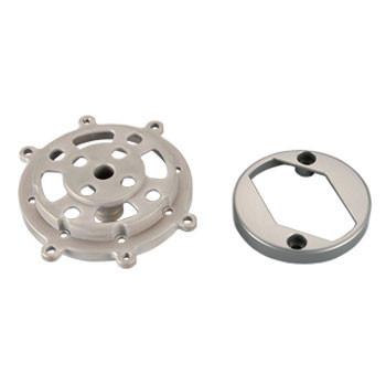 China CNC turning aluminum alloy parts for radar laser sensor made with 5axis CNC center brother for sale