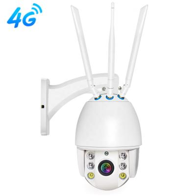 China Wireless Human Motion 4inch 5MP SIM Card 4G Dome Camera AI Auto Wireless 5X Outdoor PTZ Optical Zoom CCTV CCTV Audio Tracking Security for sale