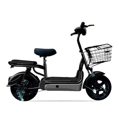 China Stylish And Beautiful Electric Bicycle Aluminum Alloy Motor 350w 48v 25-Speed 350W 6AH 14 Inch Ebike for sale