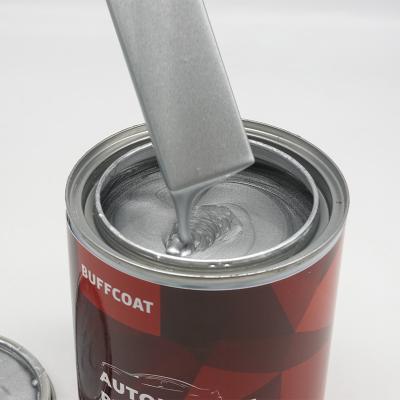 China Silver Car Body Paint Painting 1k Sliver Paint Car Refinish Paint 25um Thickness for sale