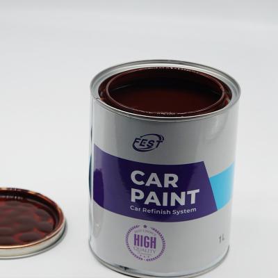 China High Quality 1K Basecoat Colors Car Refinish Paint Paint Brown Car Paint for sale