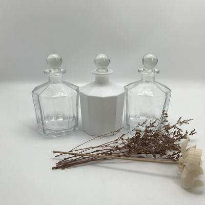 China YZ-8611# 300ml Glass Bottle Essential Reed Aroma Fiber Sticks Oil Diffuser Bottles for Hotel, Home, Indoor Uses for sale