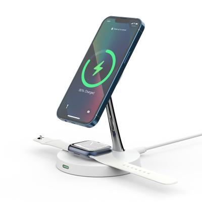 China T269C 4 In 1 Mulit-Function Fast Wireless Charger With Night Light Support Apple Watch 30w Intelligent Charger for sale