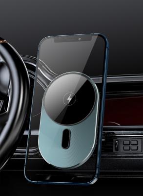 China S11 Office Magetic Fast Wireless Charger 15W/10W/7.5W/5W Com Iluminação Ambiental para Iphone à venda