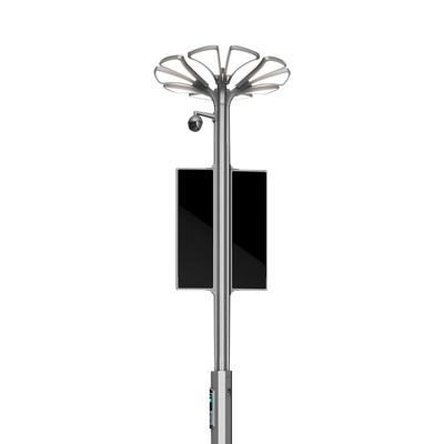 China Modern Decorative Outdoor Garden Garden Porcelain Lighting Solar Street Lights Led With CCTV for sale