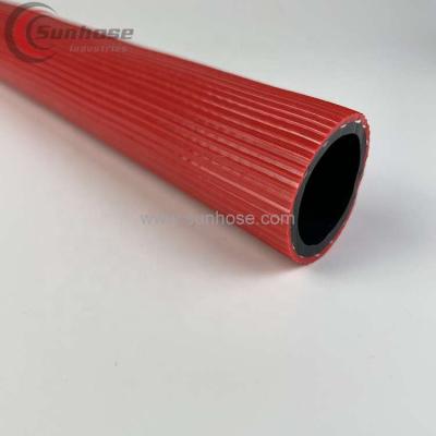 China Food Grade Transparent Fiber Braided Plastic Reinforced PVC Hose / PVC Yarn High Tensile Synthetic Hose for sale