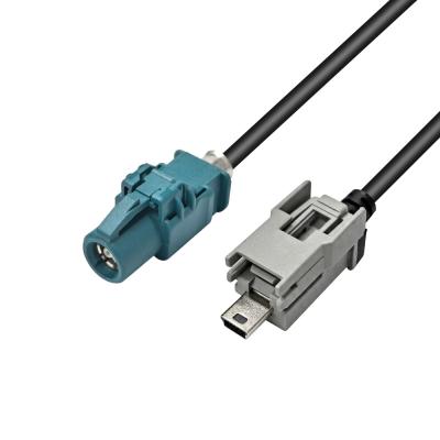 China HSD (Z Code) to Mini B USB Cable for In-Car Infotainment for sale