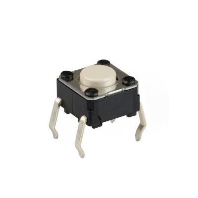 China Standard Type Omron B3F-1000 Tact Switch 6*6mm Substrate Insertion Installation Size 4.3mm for sale