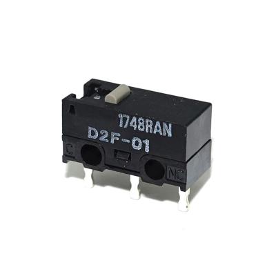 China Omron D2F-01 Standard Ultra Subminiature Switch 1.47N Action Force Pin Core Plunger for sale