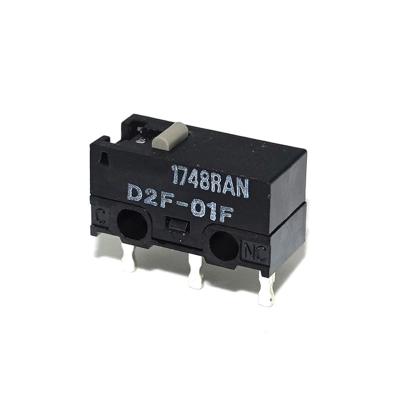 China Omron D2F-01F Standard Ultra Subminiature Switch 0.74N Action Force Pin Core Plunger for sale