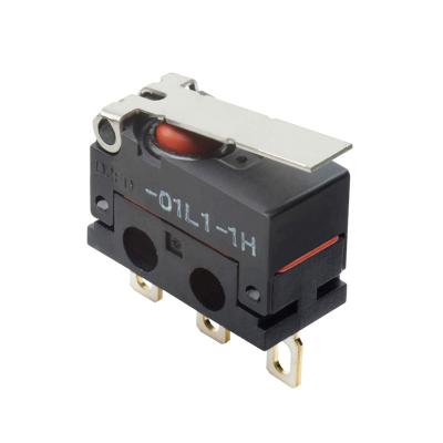 China Omron D2FD-01L1-1H Standard Ultra Subminiature Dust Proof Switch 2N Action Force Hinge Base Lever for sale