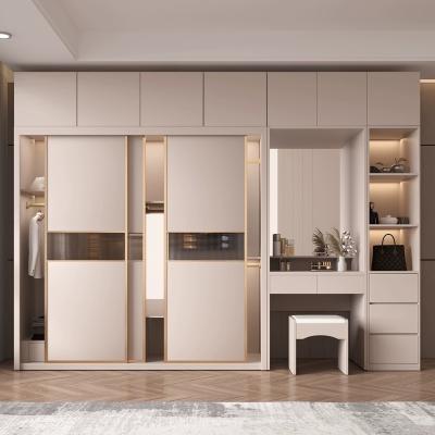 Chine Porte coulissante en stratifié Armoire à noix Largeur 200 cm à vendre
