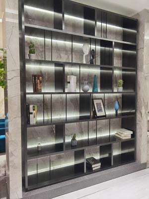 Chine Ensemble de meubles de vitrine de vitrines de détail en MDF en verre brillant à vendre