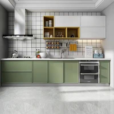 Chine Luxury Lacquer Door Finish Handmade Classic Kitchen Cabinet With Pull Out Basket à vendre