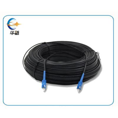 China Simplex Single Mode G657a Fiber Preconnectorized Drop Cable SC UPC LC UPC for sale