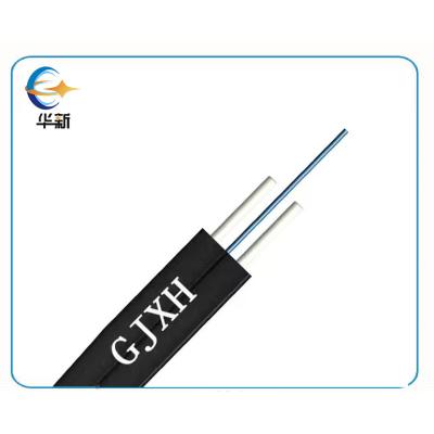 China 1/2 Core Indoor Drop Cable FTTH GJXH-2B6 Drop Cable G657A2 G657A1 LSZH Jacket for sale